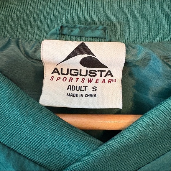 Augusta Sportswear Green Micro Poly Lined Golf Windshirt Mens size Small - Picture 4 of 10